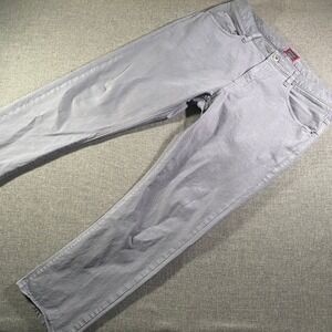 UNTUCKit Renzo Grey Straight Fit Stretch Mens Golf Chino Pant 34x32 (Fits 34x27)
